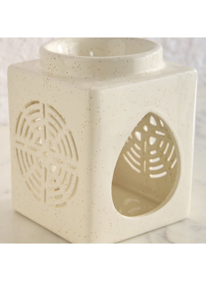 Home Box Ceramic Oil Burner - Cream Color - Image 3